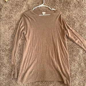 Brown/tan cashmere style sweater